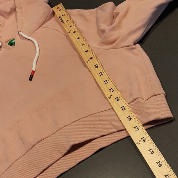 DIP Mauve Crop Top Sweatshirt Hoodie - Picture 9 of 13